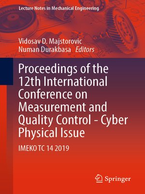 cover image of Proceedings of the 12th International Conference on Measurement and Quality Control--Cyber Physical Issue